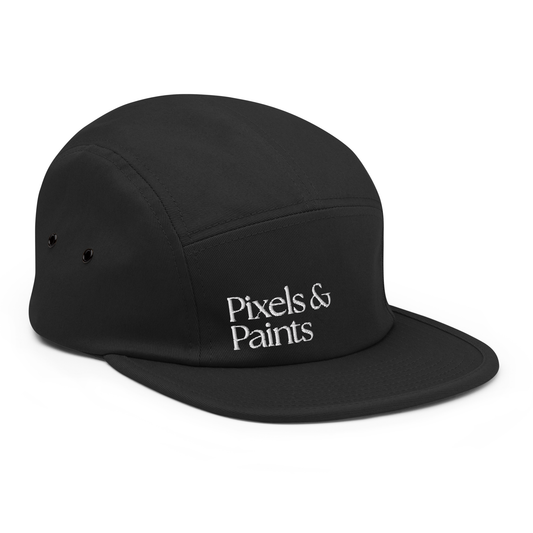 公式ロゴ刺繍入りジェットキャップ (Five Panel Cap)